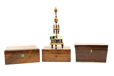 Lot 265 - A cotton reel tower