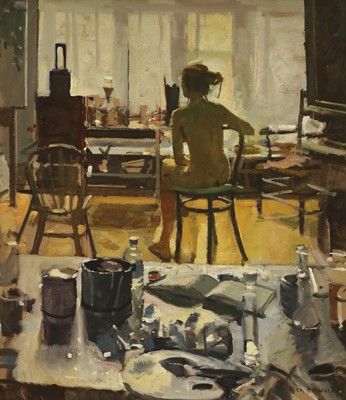 Lot 164 - Ken Howard RA (b.1932)