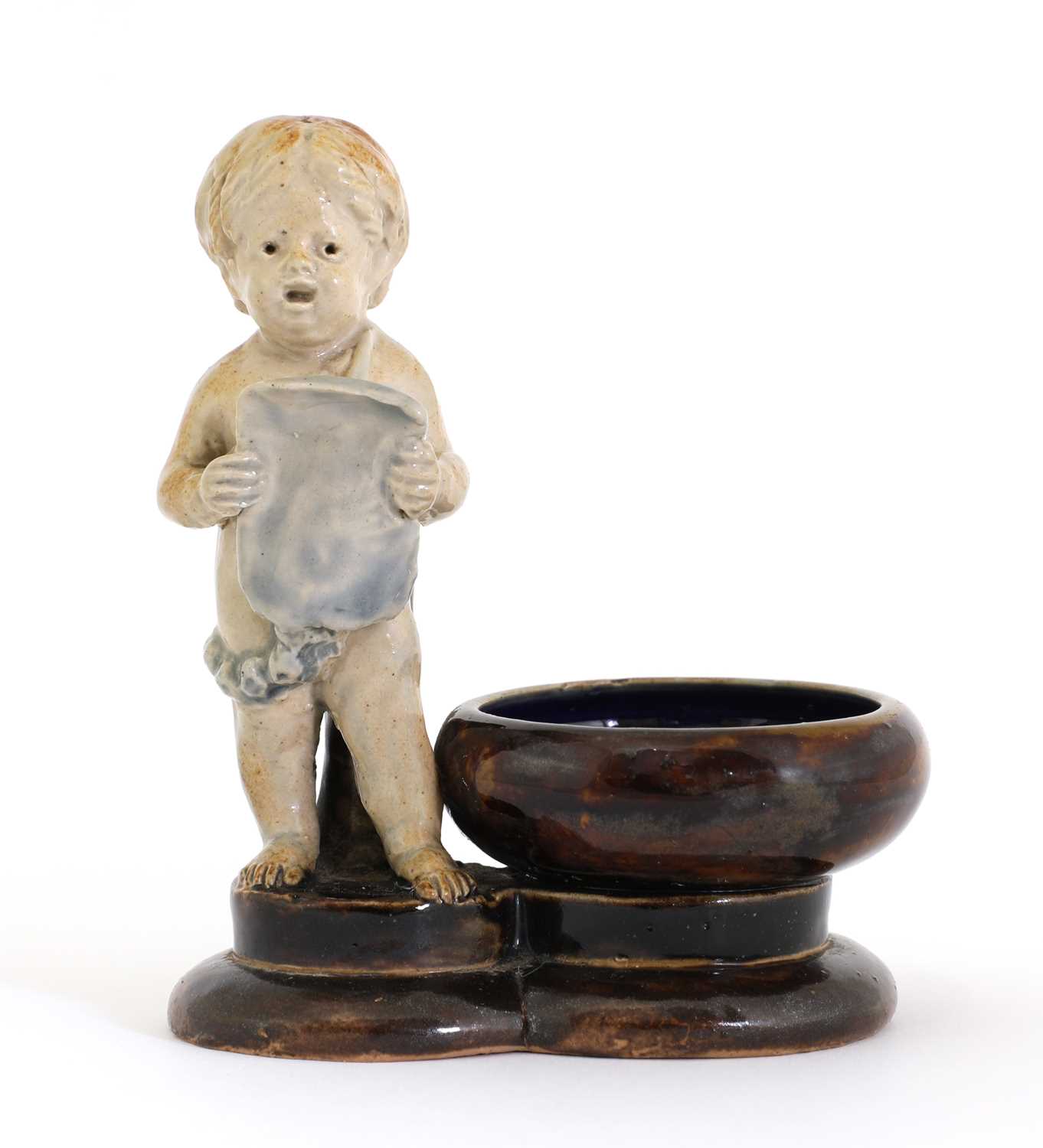 Lot 58 - A Doulton stoneware figural salt