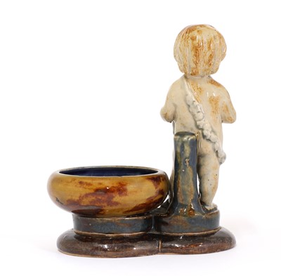 Lot 58 - A Doulton stoneware figural salt