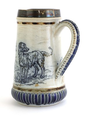 Lot 16 - A Doulton Lambeth stoneware jug