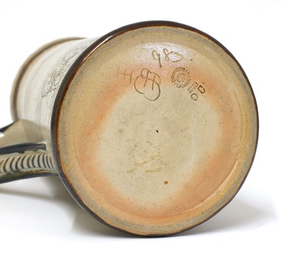 Lot 18 - A Doulton Lambeth stoneware jug