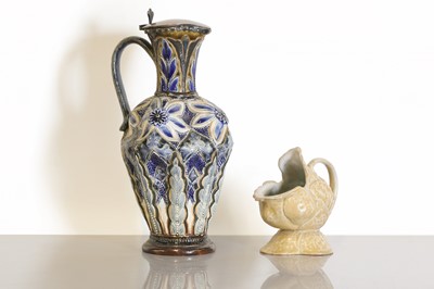 Lot 95 - A Doulton Lambeth stoneware jug