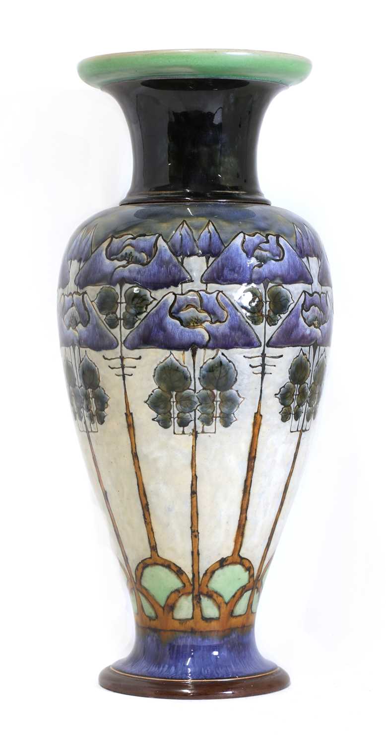 Lot 83 - A Royal Doulton stoneware vase
