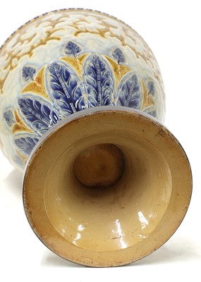 Lot 78 - A large Doulton Lambeth stoneware vase