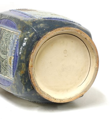 Lot 77 - A massive Doulton Lambeth stoneware vase