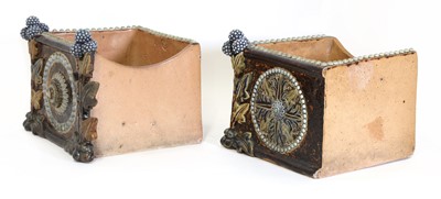 Lot 92 - A Doulton Lambeth stoneware two-part trough