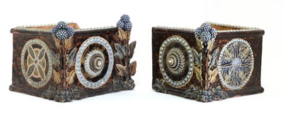 Lot 92 - A Doulton Lambeth stoneware two-part trough