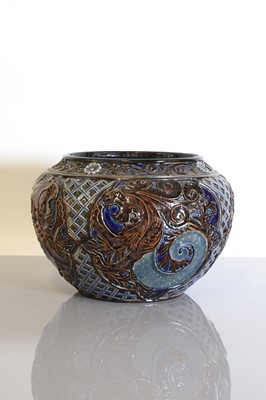 Lot 10A - A Doulton Slater's Patent stoneware jardinière