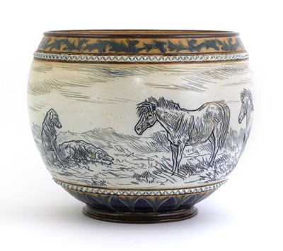 Lot 21 - A Doulton Lambeth stoneware jardinière