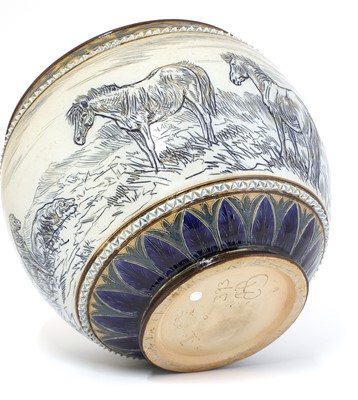 Lot 21 - A Doulton Lambeth stoneware jardinière