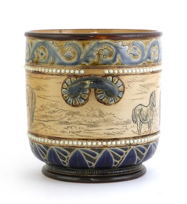 Lot 20 - A Doulton Lambeth stoneware jardinière