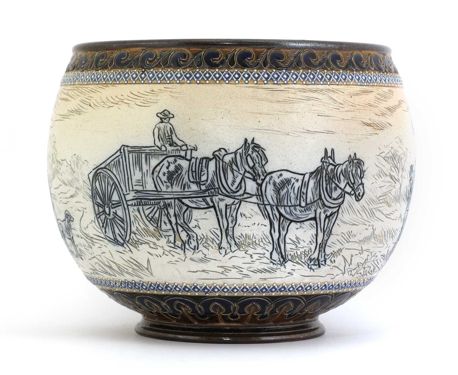 Lot 28 - A Doulton Lambeth jardinière