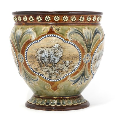 Lot 29 - A Doulton Lambeth stoneware jardinière