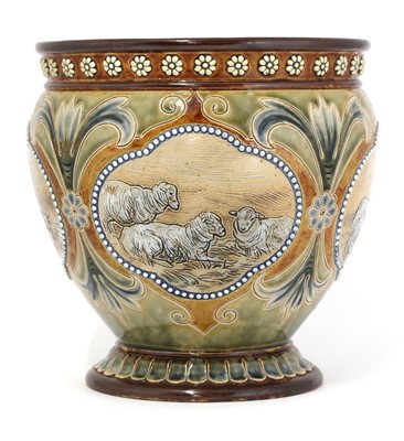 Lot 29 - A Doulton Lambeth stoneware jardinière