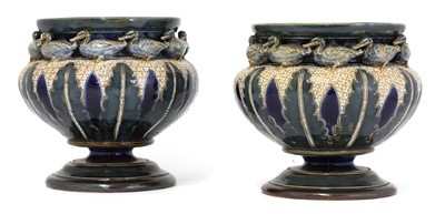 Lot 89 - A pair of Doulton Lambeth stonewares jardinières