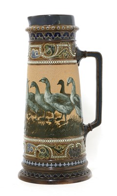 Lot 44 - A Doulton Lambeth stoneware jug