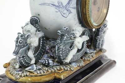 Lot 76 - A rare Doulton Lambeth 'Nautical' clock