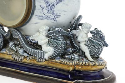 Lot 76 - A rare Doulton Lambeth 'Nautical' clock