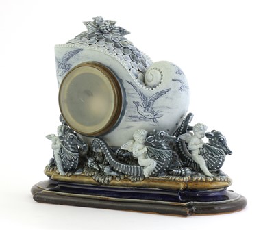 Lot 76 - A rare Doulton Lambeth 'Nautical' clock