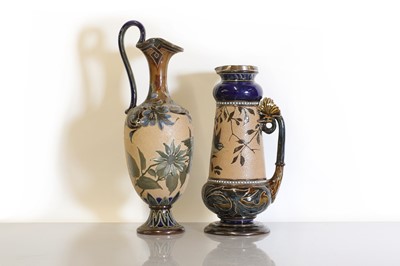 Lot 45 - A Doulton Lambeth stoneware jug