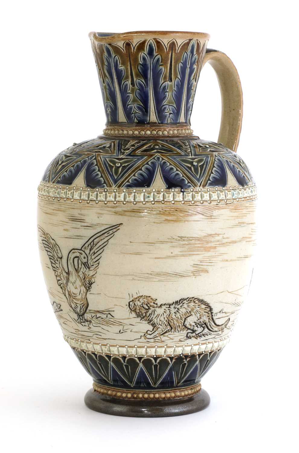 Lot 5 - A Doulton Lambeth stoneware jug