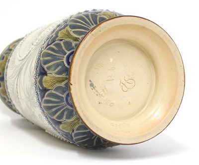 Lot 6 - A Doulton Lambeth stoneware vase