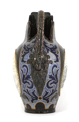 Lot 10 - A Doulton Lambeth stoneware ewer
