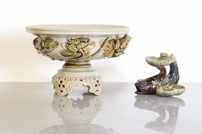 Lot 100 - A Doulton Lambeth stoneware tazza
