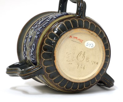 Lot 4 - A Doulton Lambeth stoneware tyg