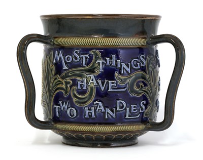 Lot 4 - A Doulton Lambeth stoneware tyg