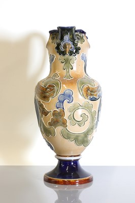 Lot 28 - A Doulton Lambeth stoneware ewer