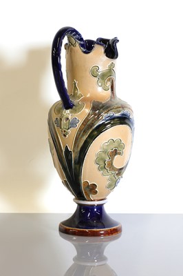 Lot 28 - A Doulton Lambeth stoneware ewer