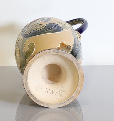 Lot 28 - A Doulton Lambeth stoneware ewer