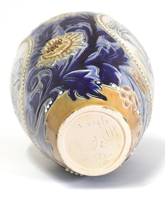 Lot 9 - A Doulton Lambeth stoneware vase
