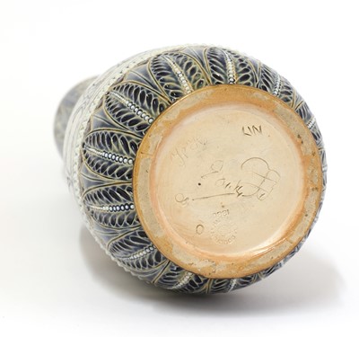 Lot 11 - A Doulton Lambeth stoneware vase