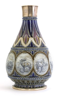 Lot 31 - A Doulton Lambeth stoneware vase