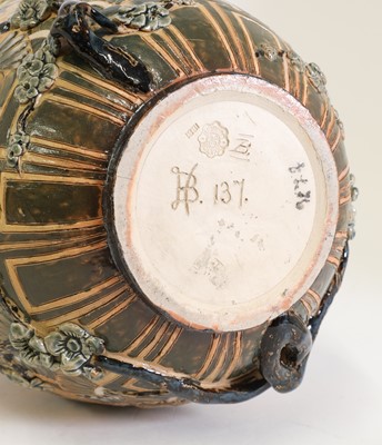 Lot 98 - A Doulton Lambeth stoneware vase