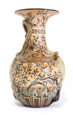 Lot 98 - A Doulton Lambeth stoneware vase