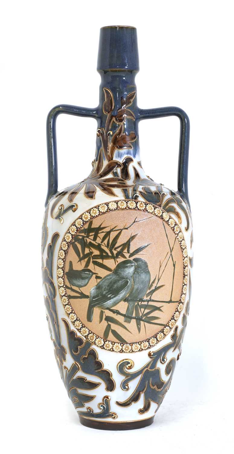 Lot 41 - A Doulton Lambeth stoneware amphora