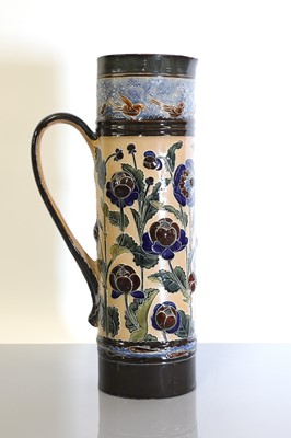 Lot 29 - A Doulton Lambeth stoneware ewer