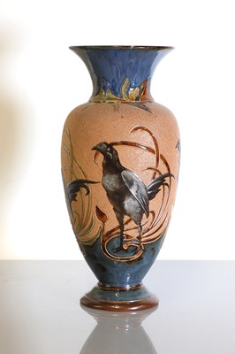 Lot 50 - A Doulton Lambeth stoneware vase