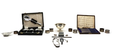 Lot 24 - A collection of silver