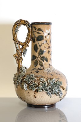 Lot 52 - A Doulton Lambeth stoneware ewer