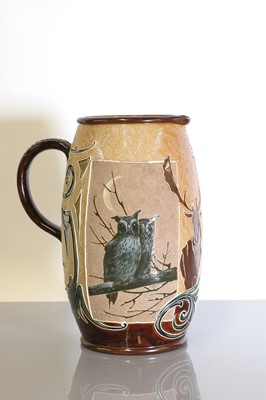 Lot 39 - A Doulton Lambeth stoneware jug