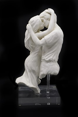 Lot 113 - A Royal Doulton Parian ‘Art is life sculpture’