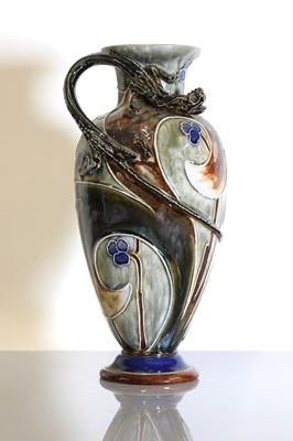 Lot 8 - A Royal Doulton stoneware vase