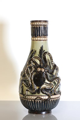 Lot 83 - A Doulton Lambeth stoneware vase