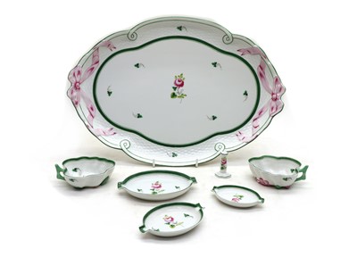 Lot 114 - A Herend porcelain tray