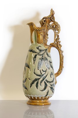 Lot 65 - A Doulton Lambeth stoneware ewer